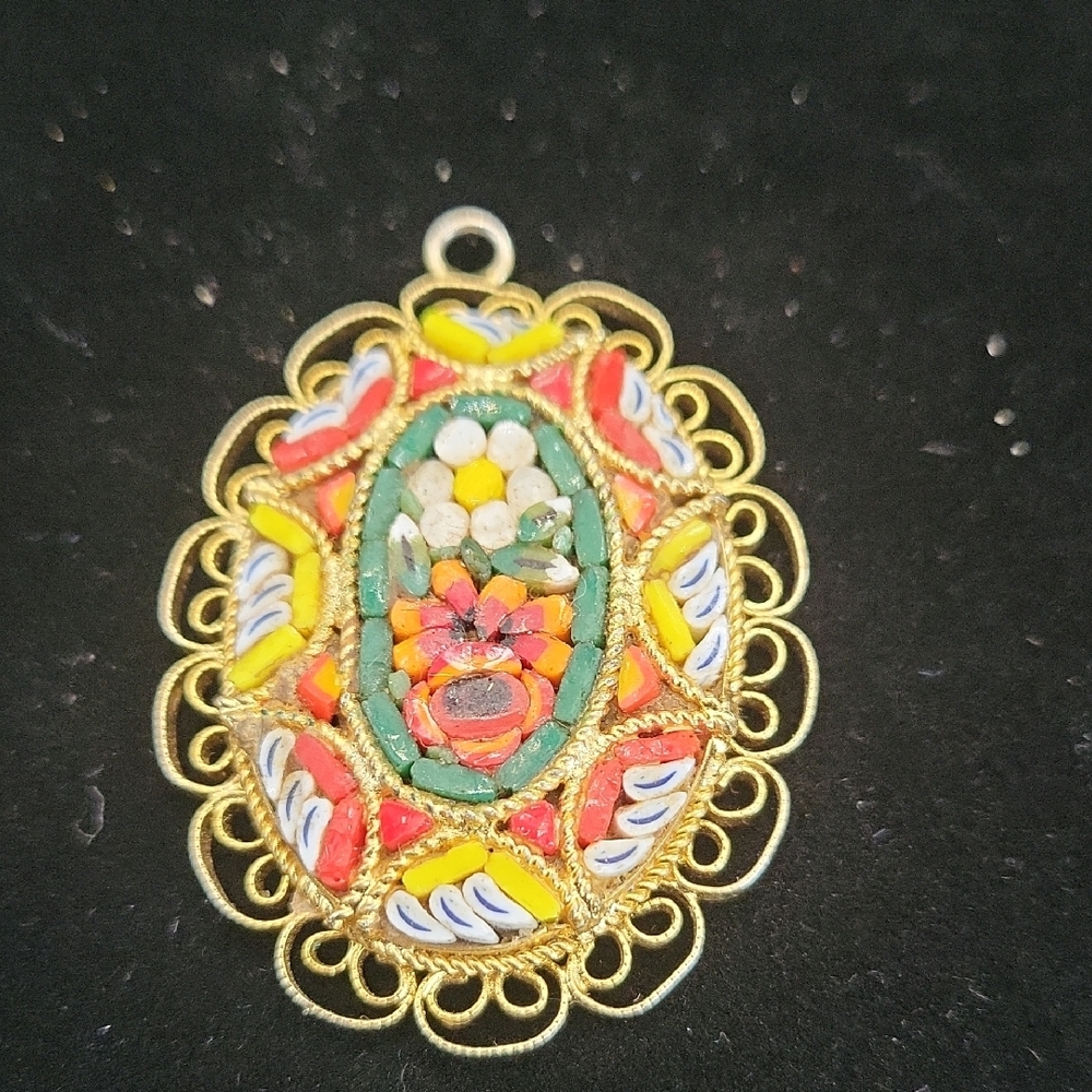 Colorful Mosaic Pendant
